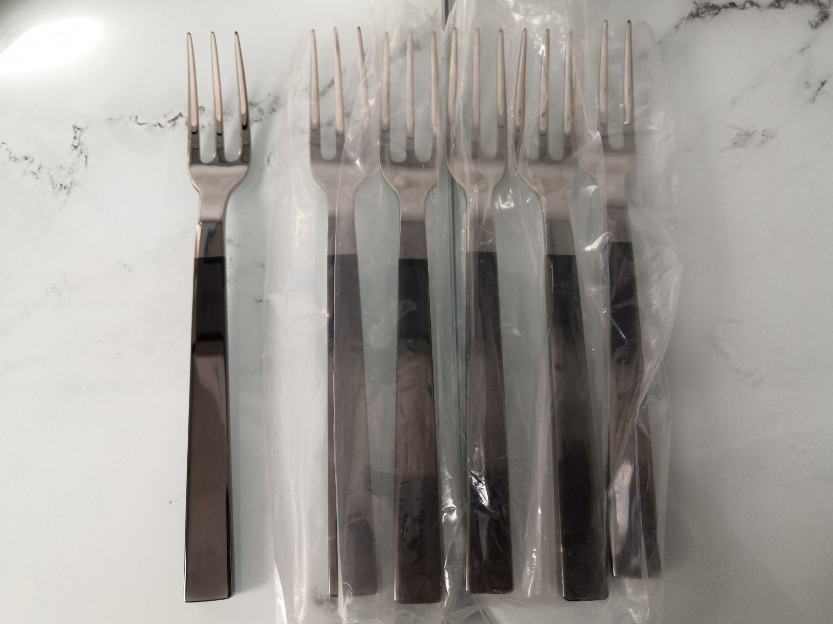 Alessi Santiago DC05/2 forchetta tavola acciaio lucido set 6