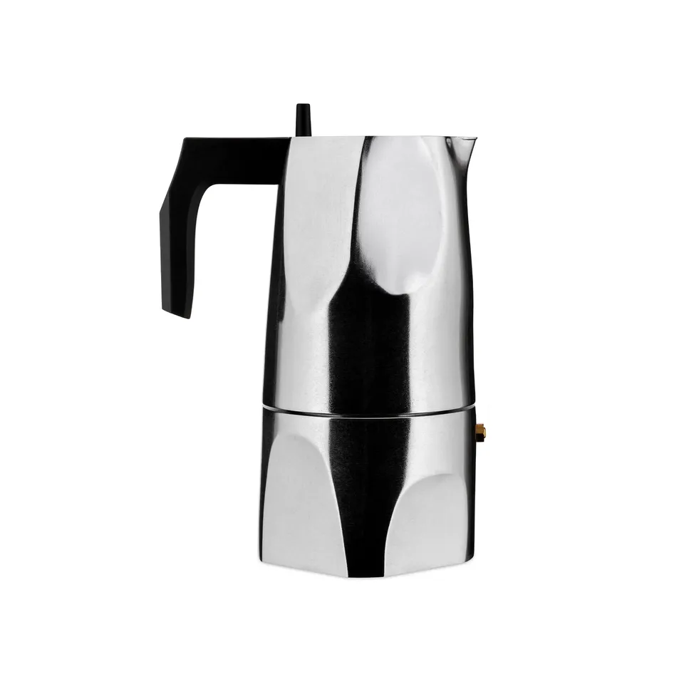 Alessi Ossidiana MT18/6 moka 6 tazze alluminio