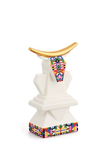 Alessi Cow ESA05 4 statuina bue presepe porcellana