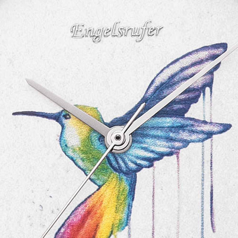 Engelsrufer Colibri orologio acciaio pelle nubuk turchese madreperla