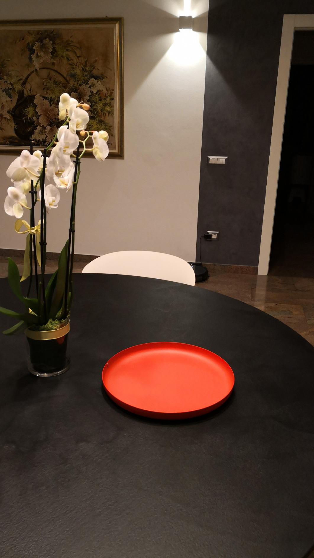 Alessi JM14/35 BT vassoio rotondo nero 35 cm