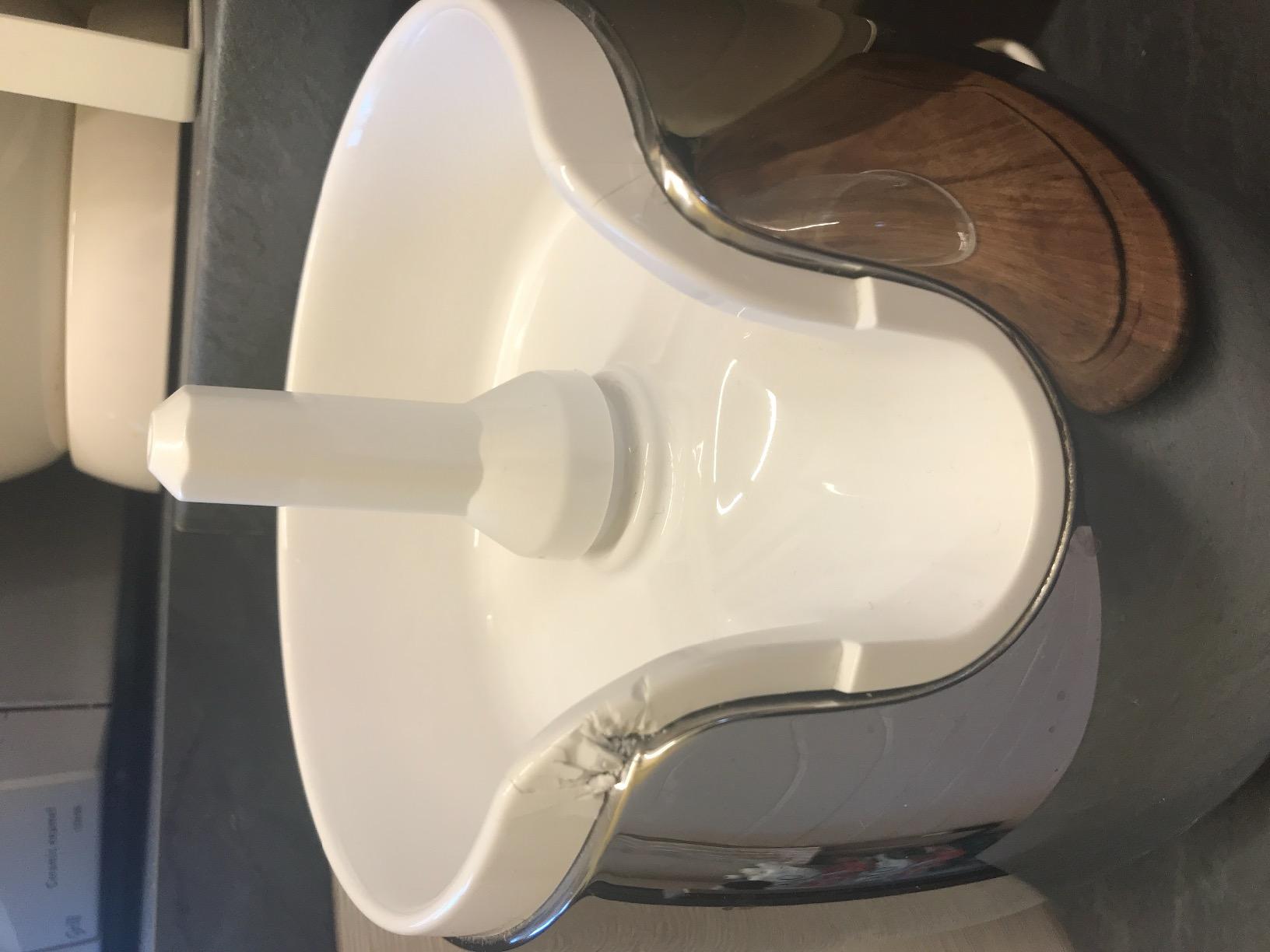 Alessi SG63 W spremiagrumi elettrico bianco acciaio 28 cm