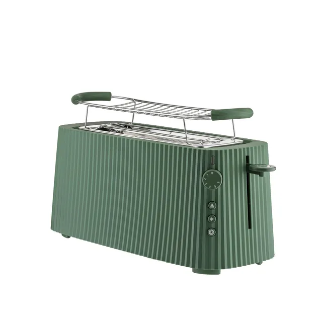 Alessi Plissé MDL15 GR tostapane verde 4 fette 1700W