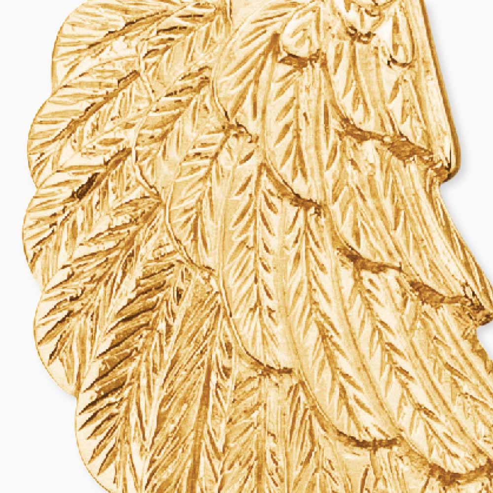 Engelsrufer Flügel ciondolo argento 925 ala oro