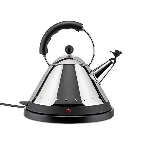 Alessi MG32 B Bollitore Elettrico Nero 1,5 L Acciaio Graves