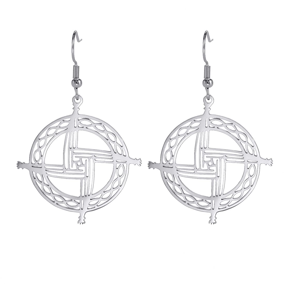 EUEAVAN Earrings Croce Santa Brigida Orecchini Oro