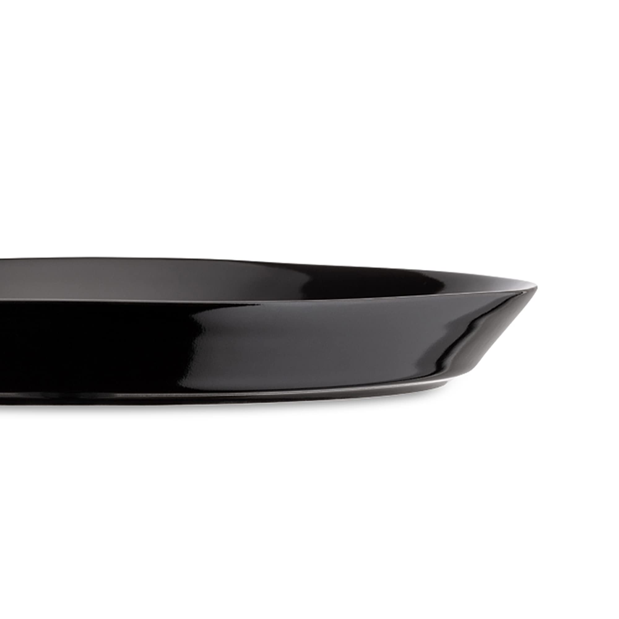 Alessi Tonale DC03/1 B piatto piano gres nero set 4