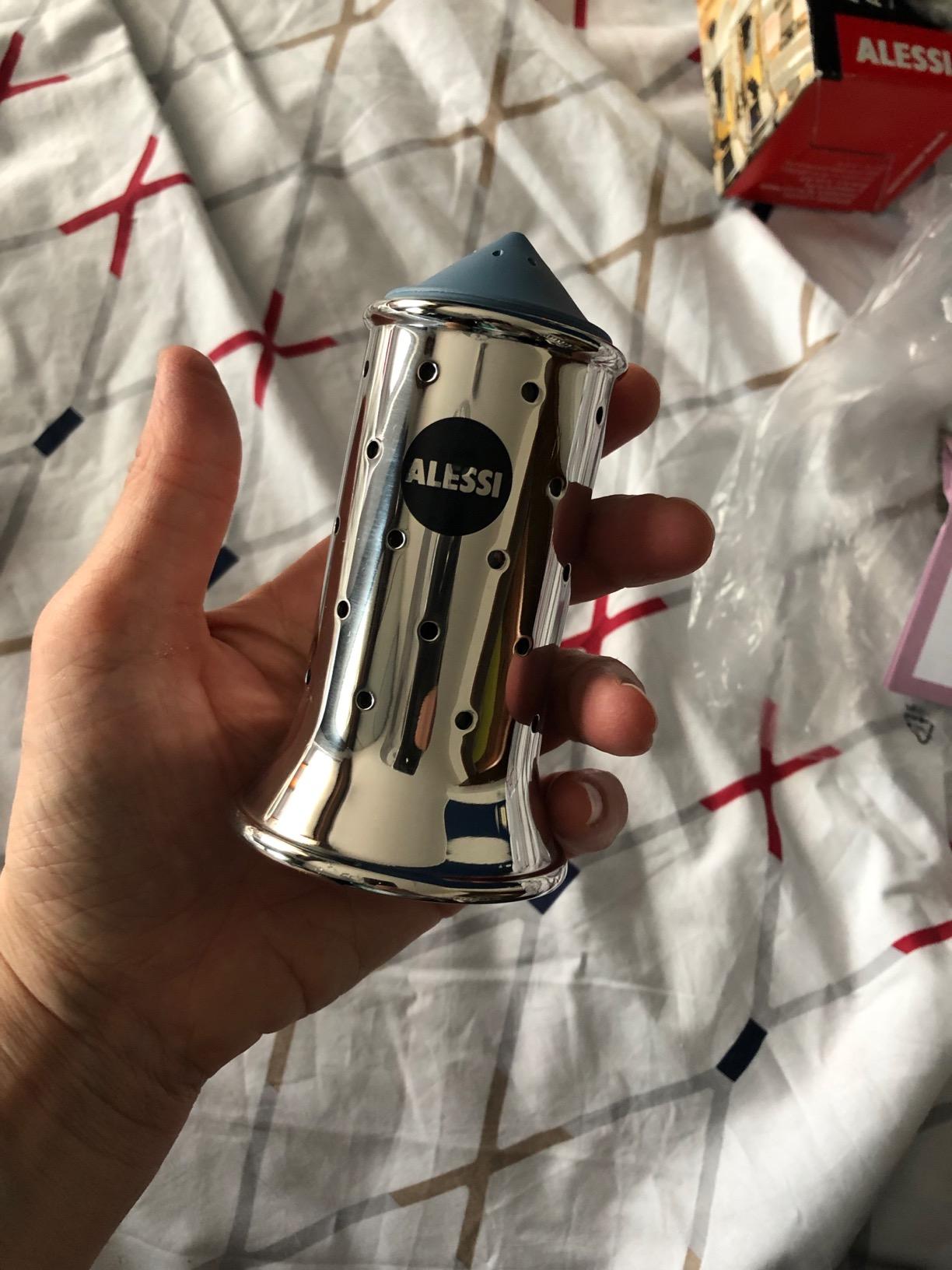 Alessi MGSAL B spargisale acciaio nero 6,3 cm