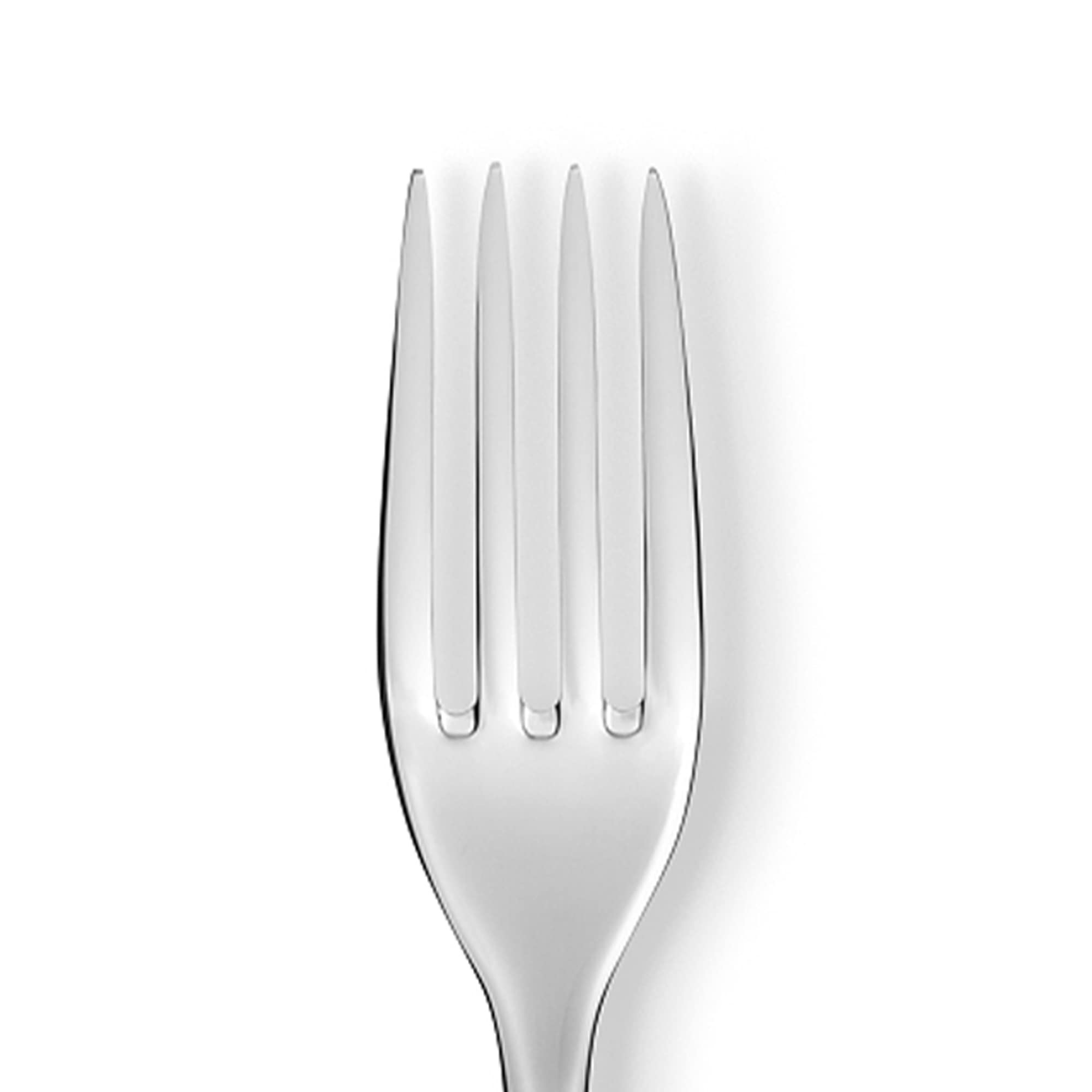 Alessi Nuovo Milano 5180/5 Forchette da Frutta Set 6 Acciaio