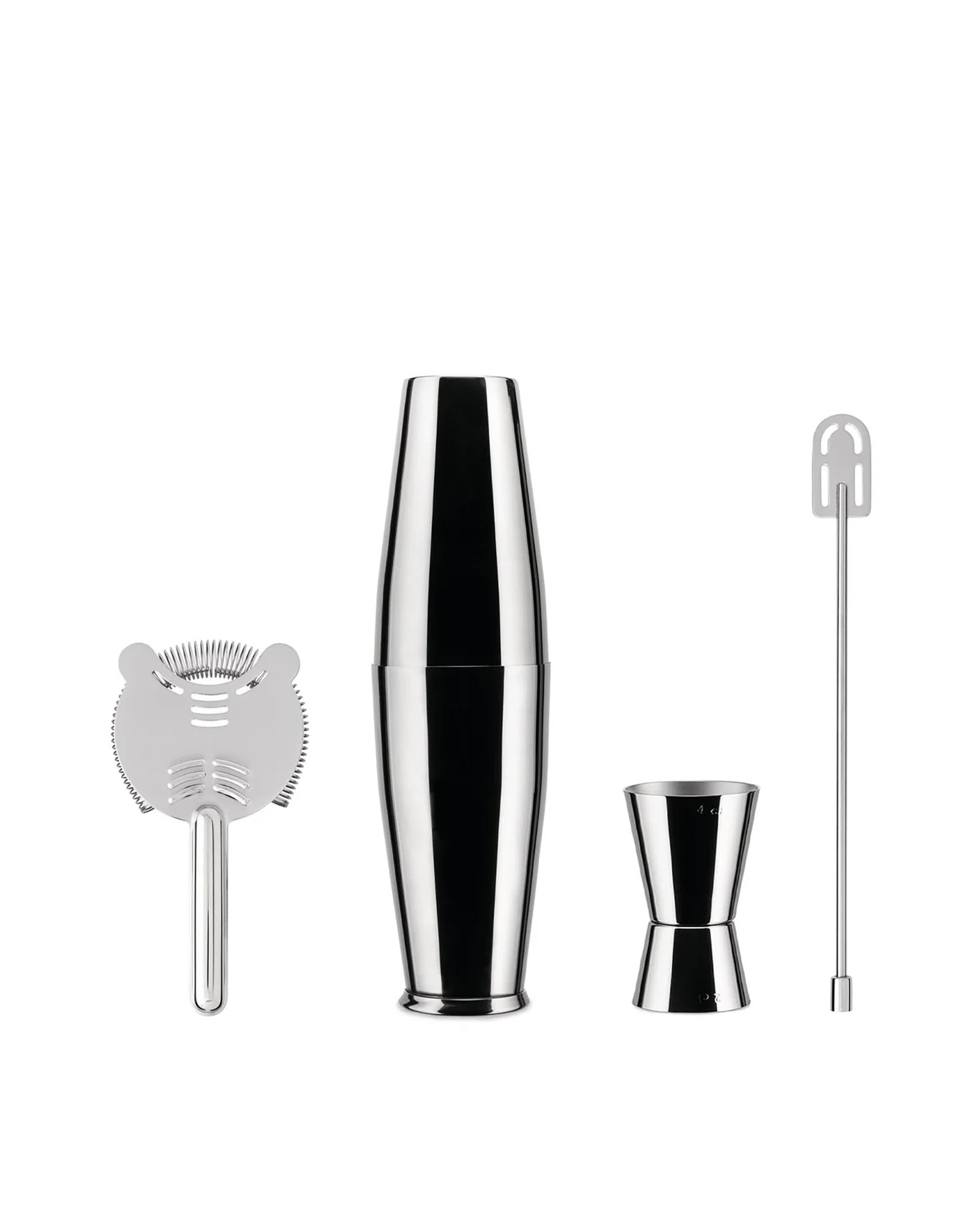 Alessi Lunar Eclipse 5050SET I kit cocktail 5 pezzi inox