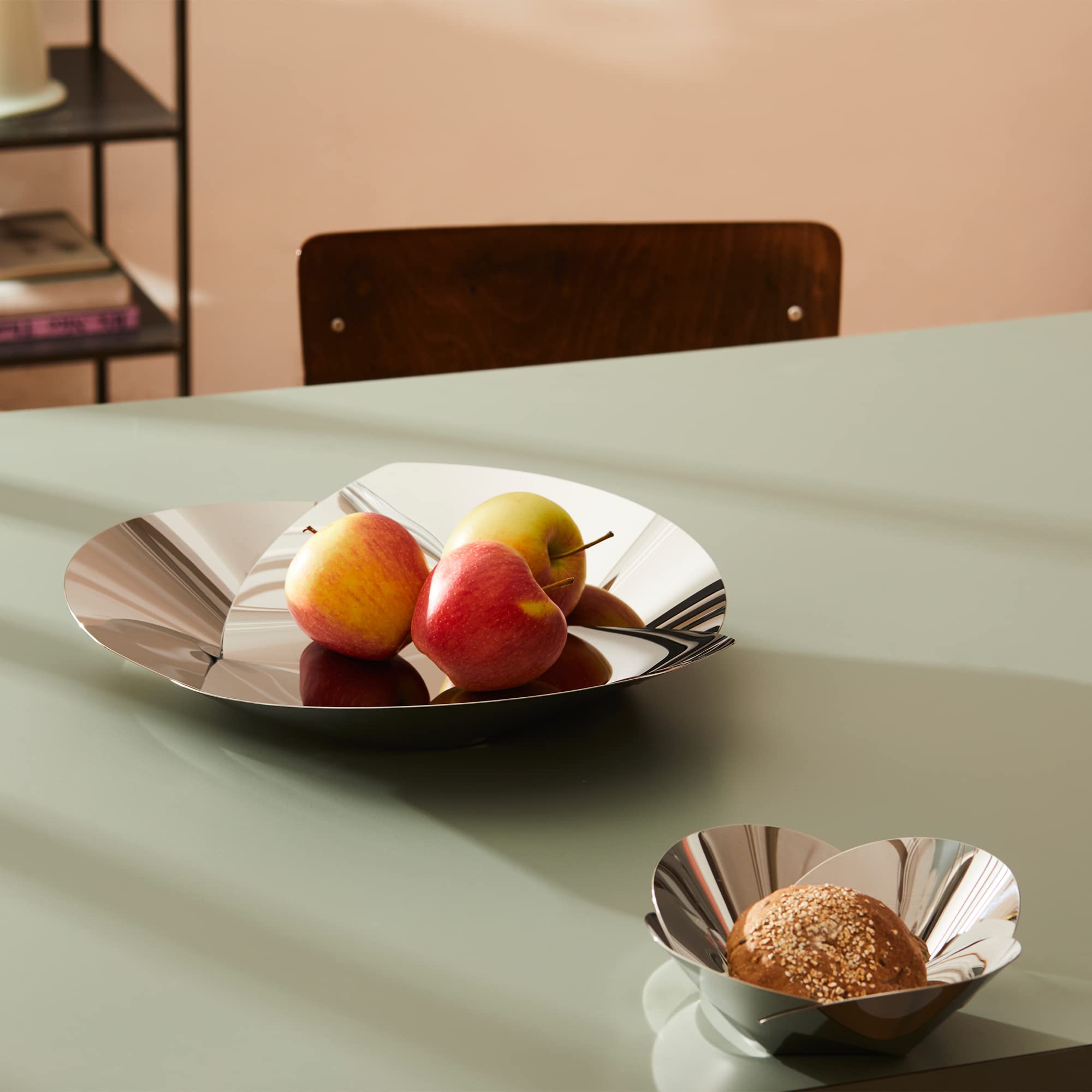 Alessi Resonance ABI02 fruttiera acciaio 40 cm