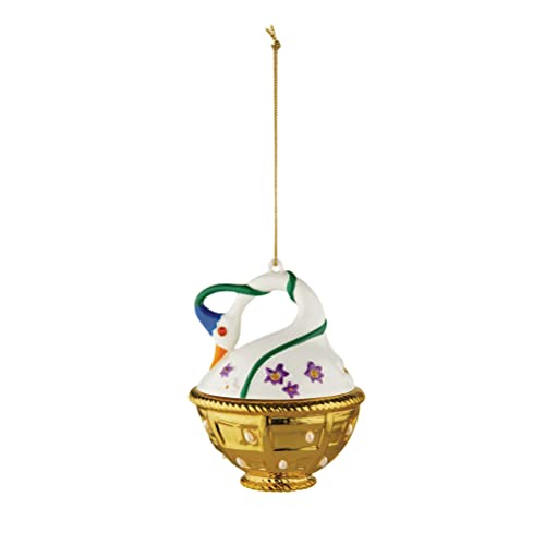 Alessi MJ16/10 Cigno di Primavera decorazione porcellana
