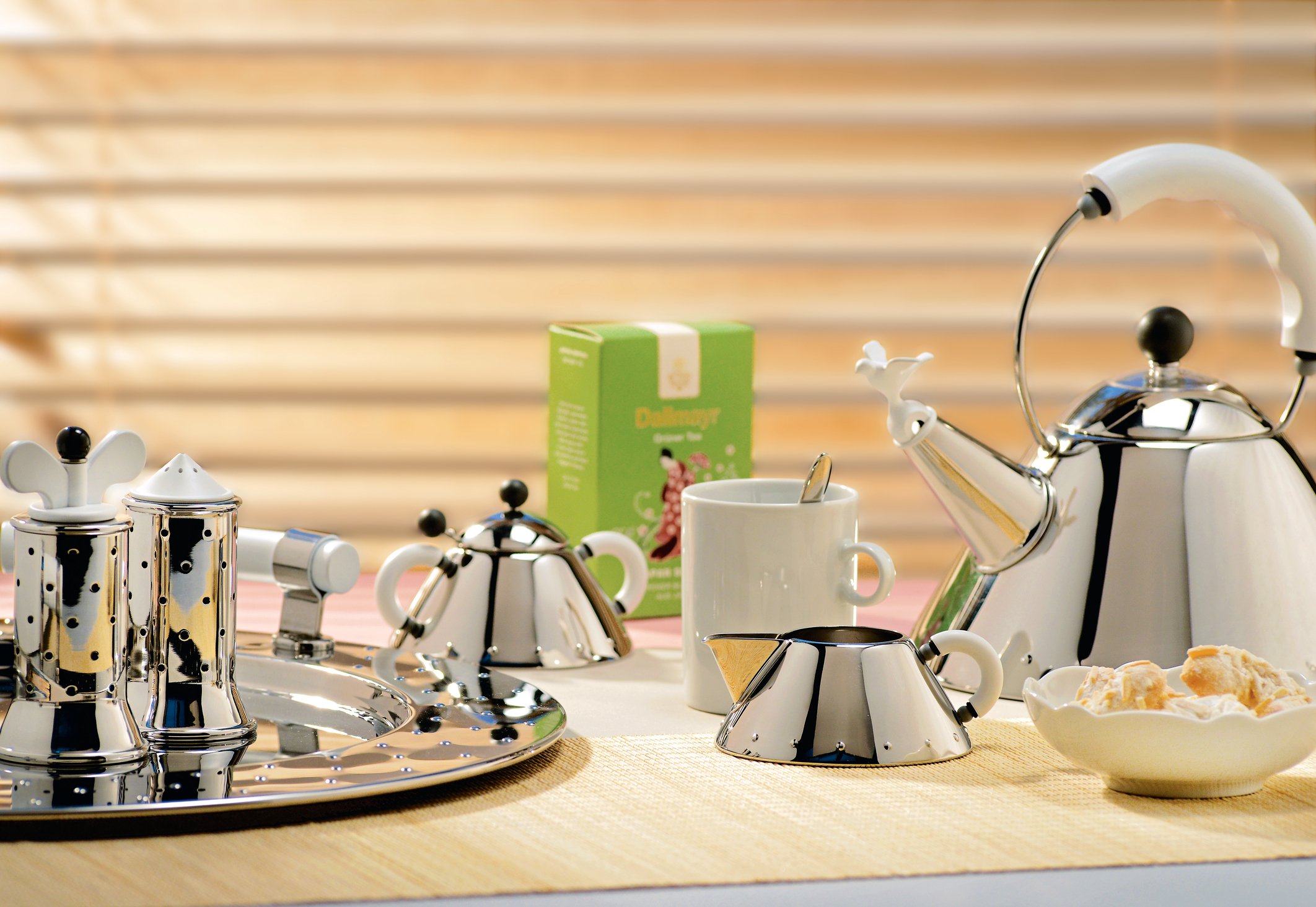 Alessi 9096 W cremiera bianca acciaio 18/10 latte