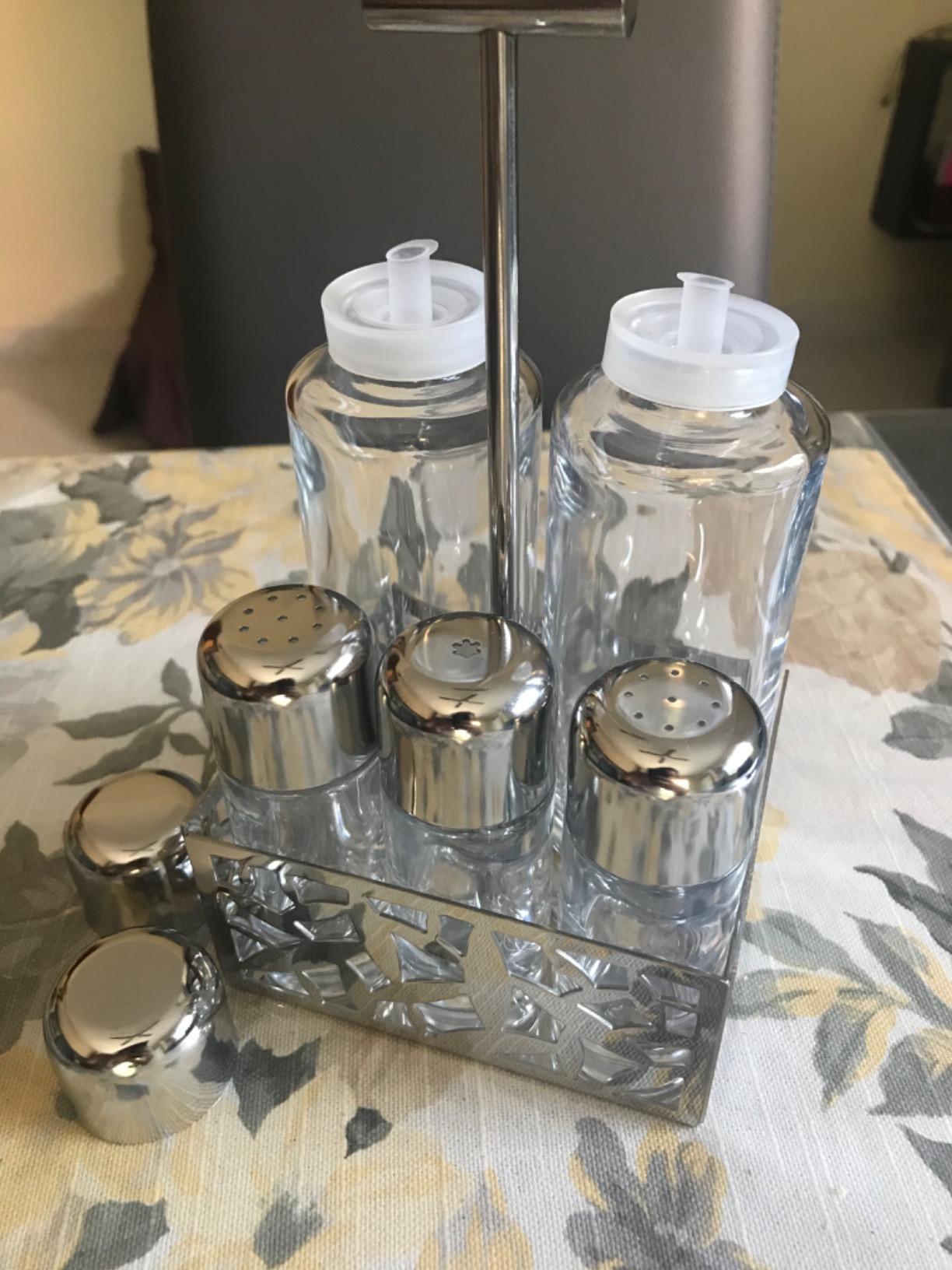 Alessi Cactus! MSA16 Servizio Condimenti Acciaio Olio Aceto