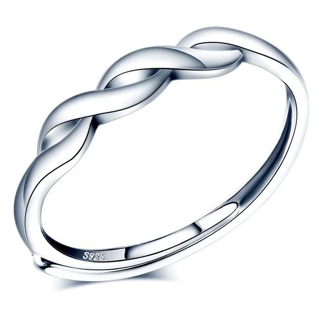 Infinionly Anello Infinito Argento 925 Regolabile Donna