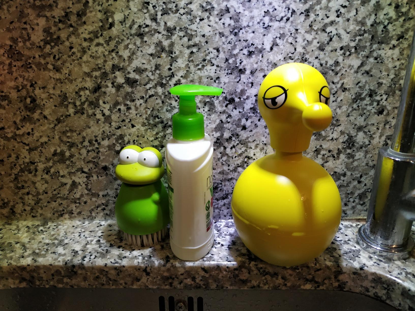 Alessi AMGI01 dosatore sapone giallo resina ricaricabile