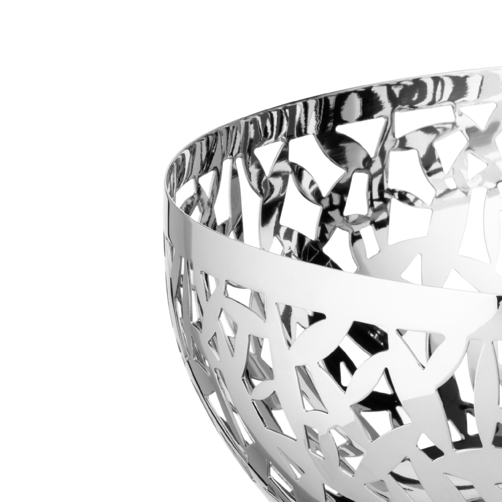 Alessi Cactus MSA04/21 fruttiera acciaio traforata 21 cm
