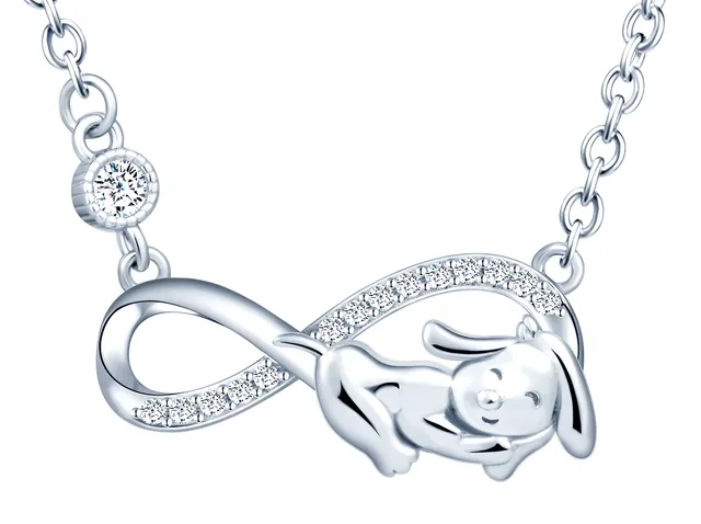 Infinionly Fashion Collana infinito argento 925 zircone