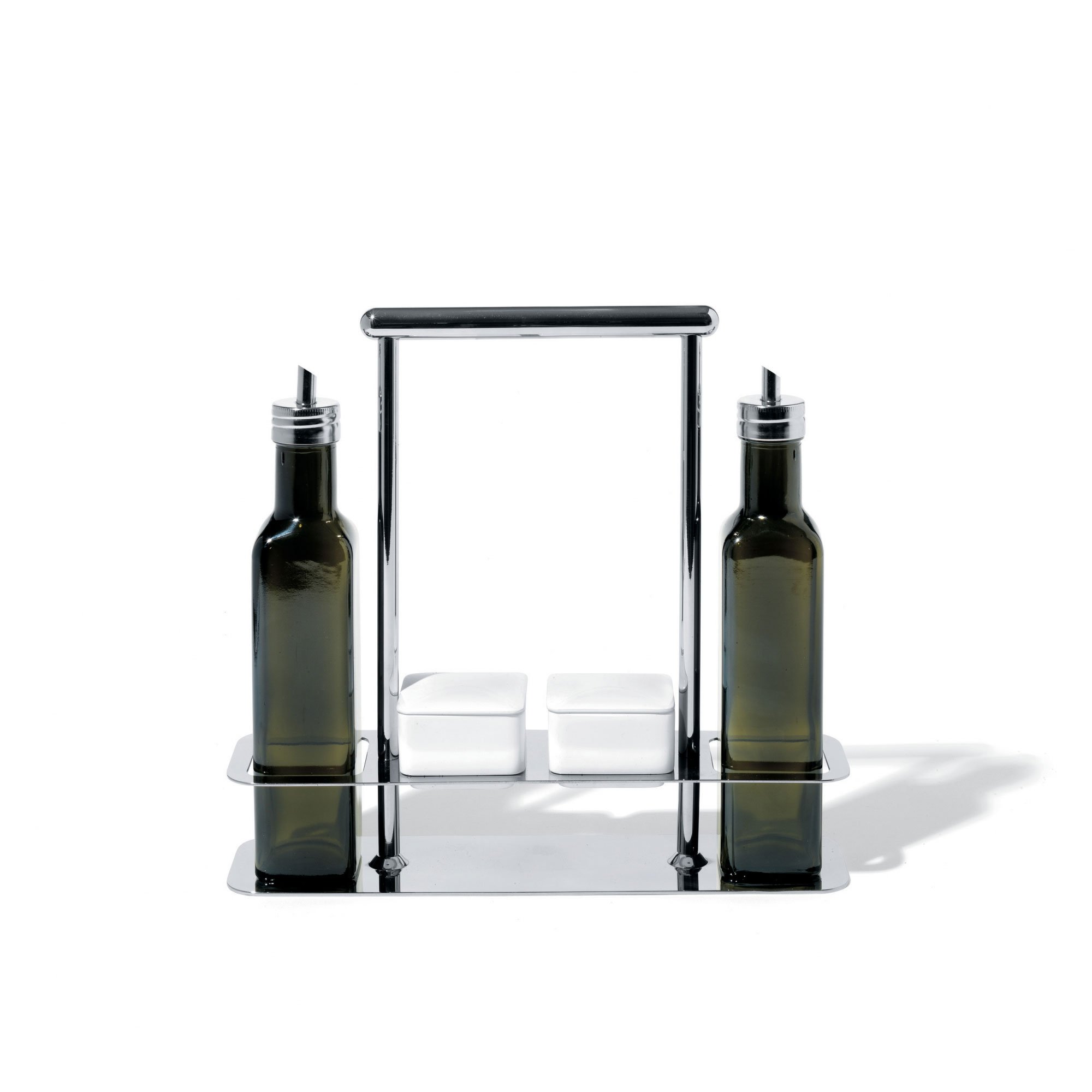 Alessi AB12 Trattore porta oli acciaio vetro ceramica