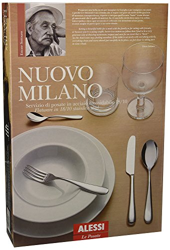 Alessi Nuovo Milano 5180S24M set posate 24 pezzi lucide