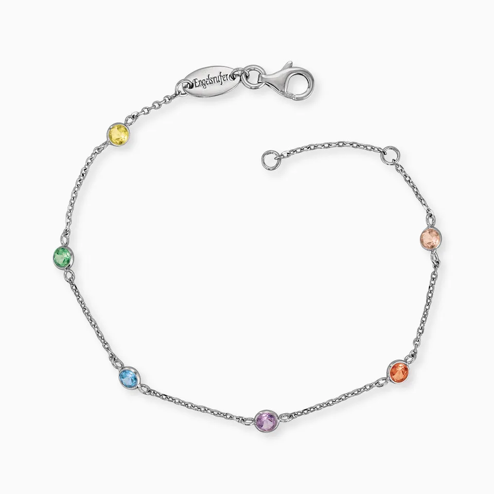 Engelsrufer Moonlight bracciale argento zirconia multicolor