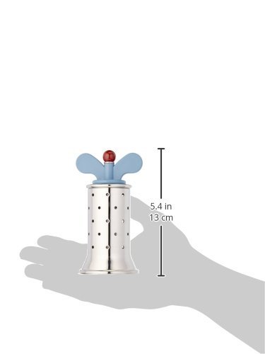 Alessi 9098 macinapepe azzurro acciaio resina 13,2 cm Graves