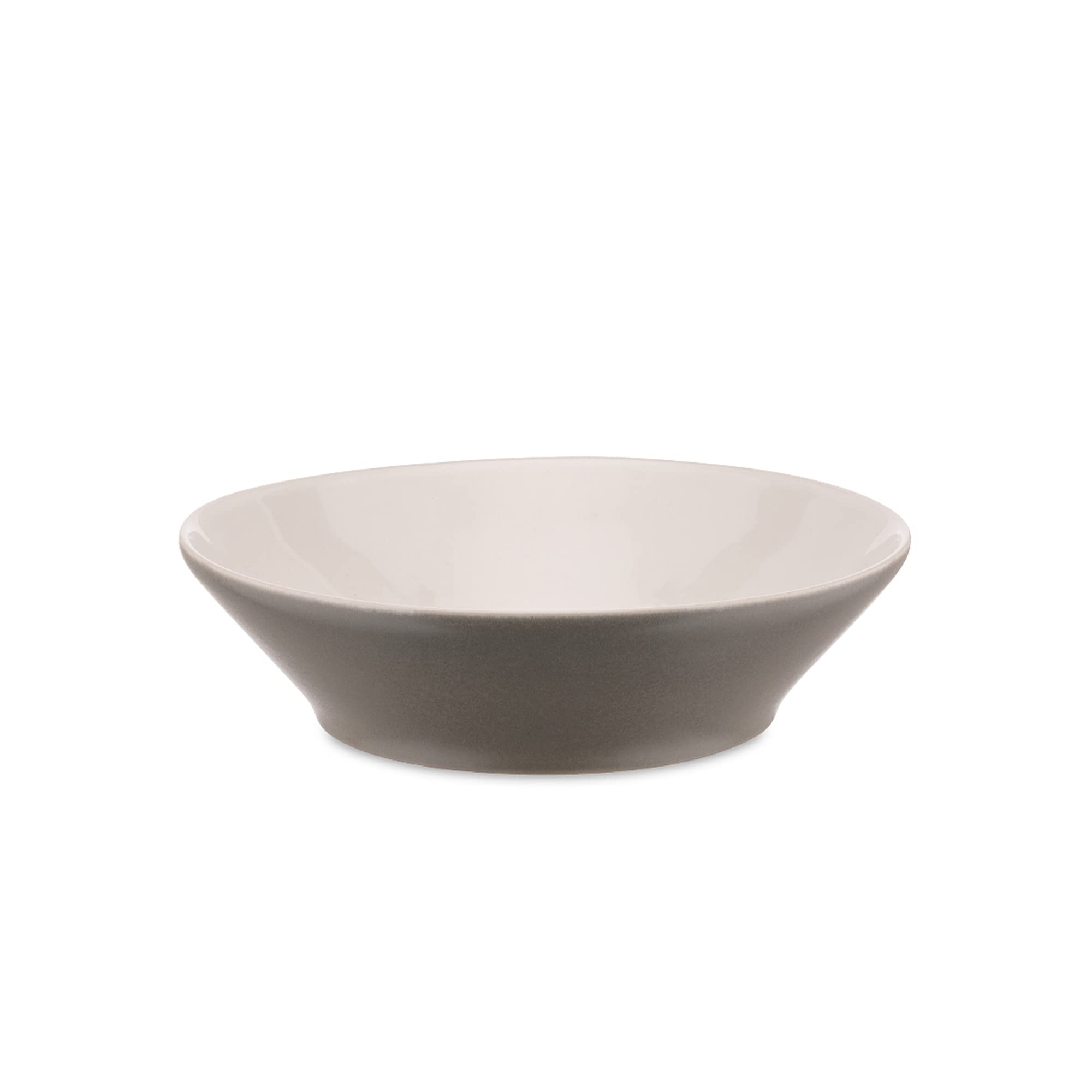 Alessi Tonale DC03/2 Piatti Fondi Ceramica Grigi Set 4