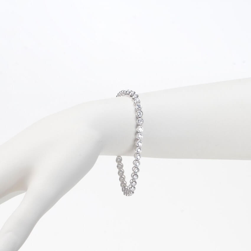 Chic Ad Hoc Bracciale Tennis Montatura Cipollina