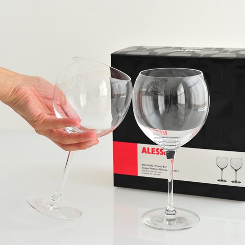 Alessi Tavola Mami XL SG119/0S2 bicchieri vino set 2