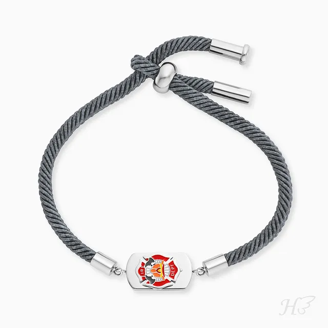 Engelsrufer Kinder bracciale pompiere acciaio smalto bimbo