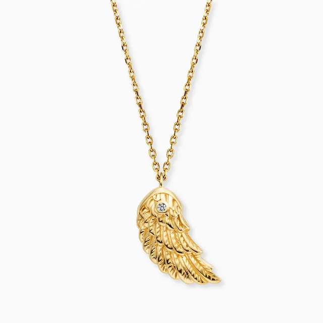 Engelsrufer Ala Collana Oro 375 con Diamante