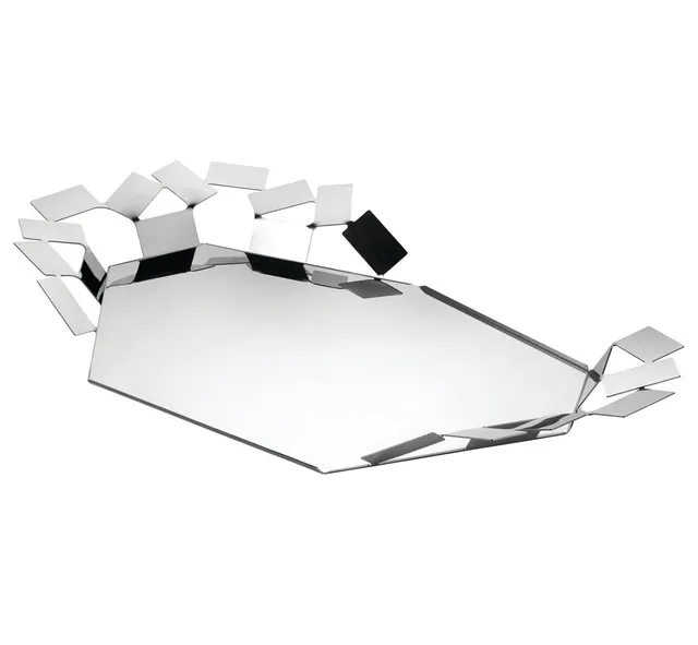 Alessi Scirocco MT07 vassoio mensa acciaio 60x35 cm