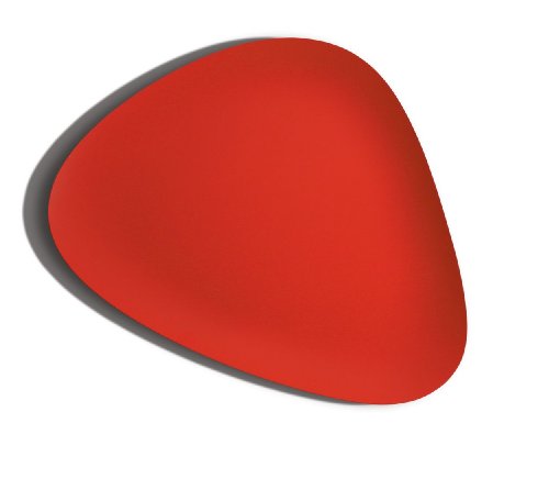Alessi Colombina FM15 R vassoio acciaio rosso 51 cm