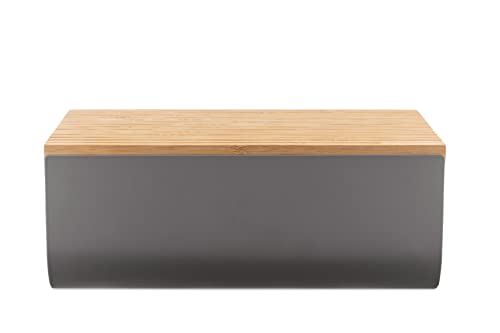 Alessi Mattina BG03 DG Portapane Acciaio Grigio Scuro