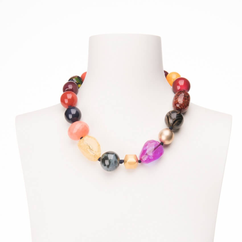 Chic Ad Hoc Collane Collana girocollo multicolor donna