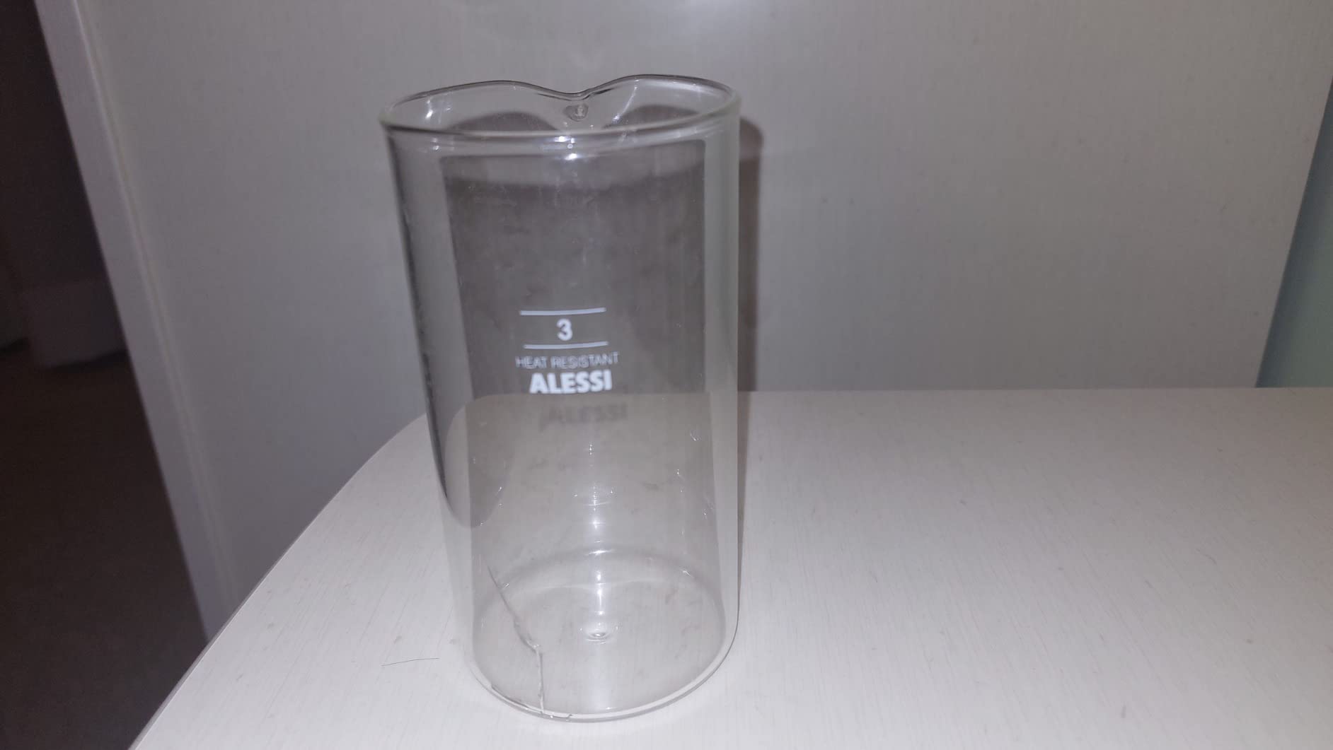 Alessi 9094/8 Caffettiera 8 Tazze Acciaio Vetro 72 cl