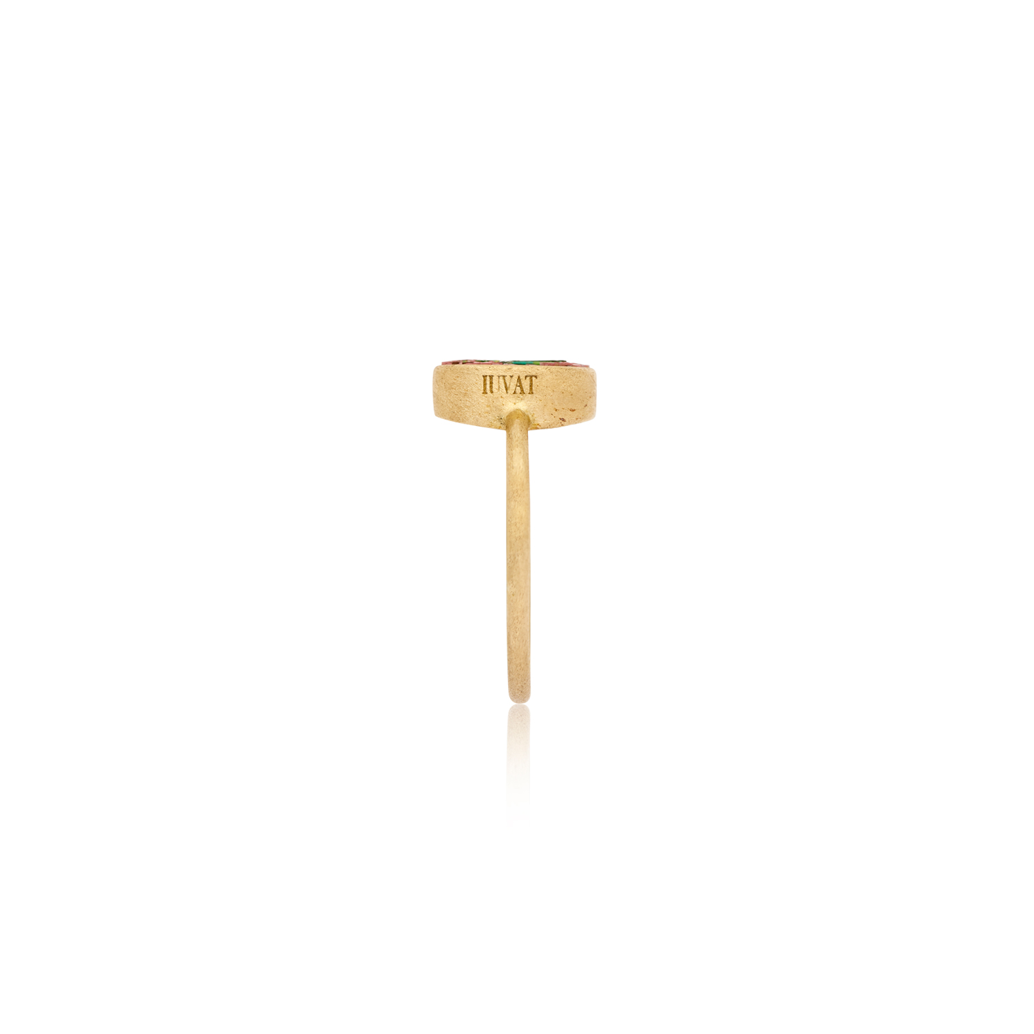 Le Sibille Scarabeo Ring anello oro 18ct mosaico portafortuna