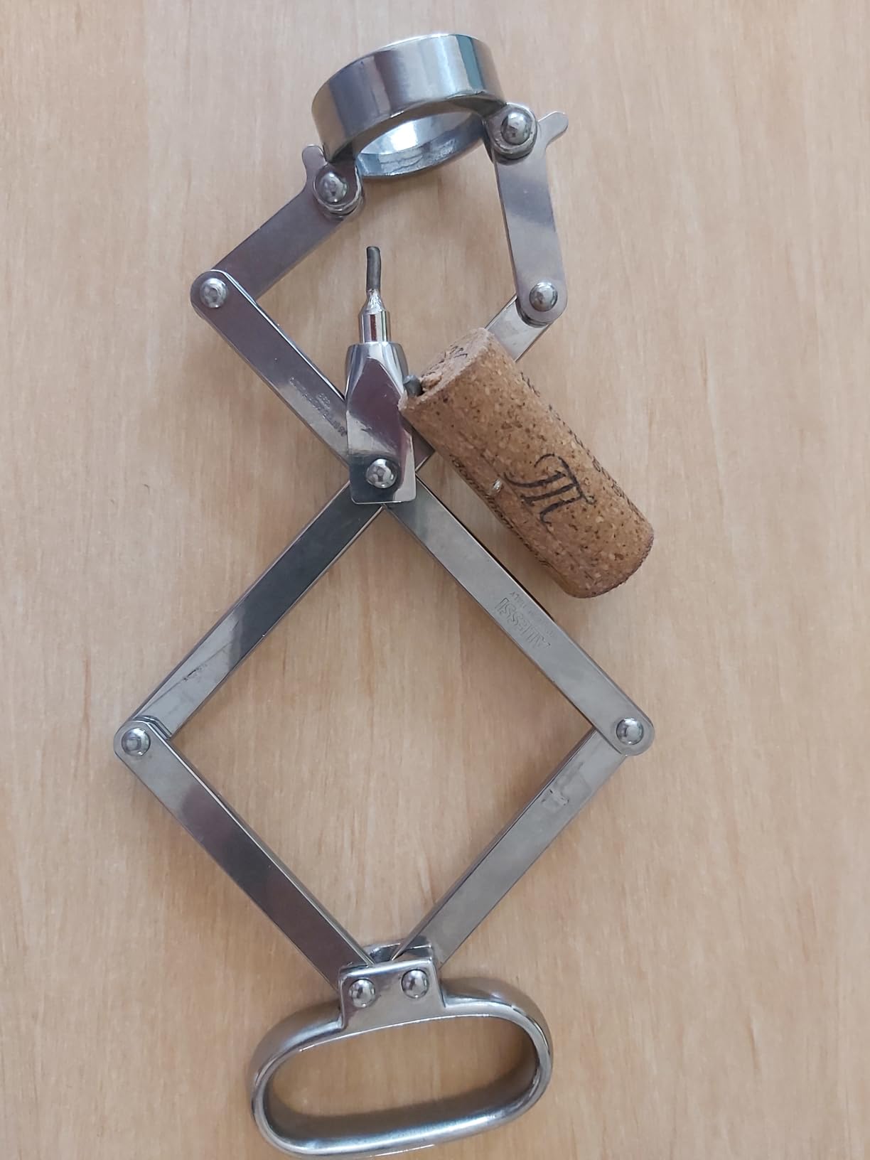Alessi Socrates JM06 cavatappi acciaio lucido