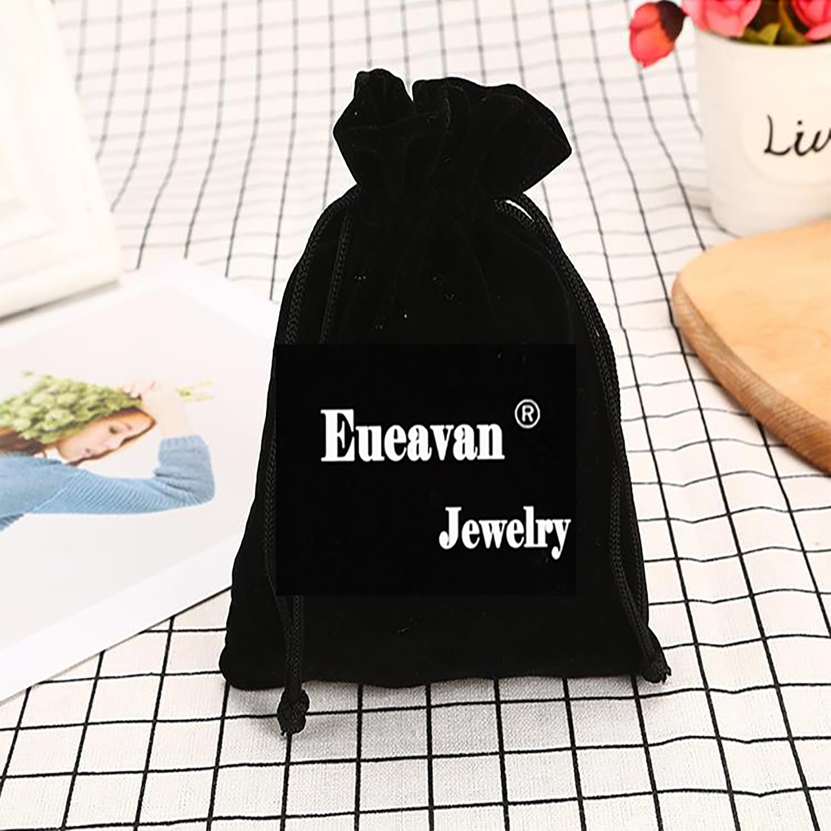 Eueavan Bracelets Bracciale Hecate Tripla Luna Argento Regolabile