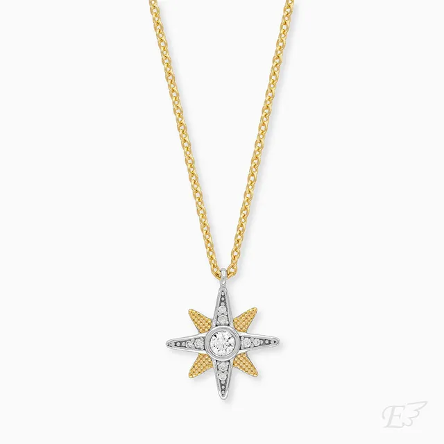 Engelsrufer Collana Stella Argento 925 Zirconia 44 cm