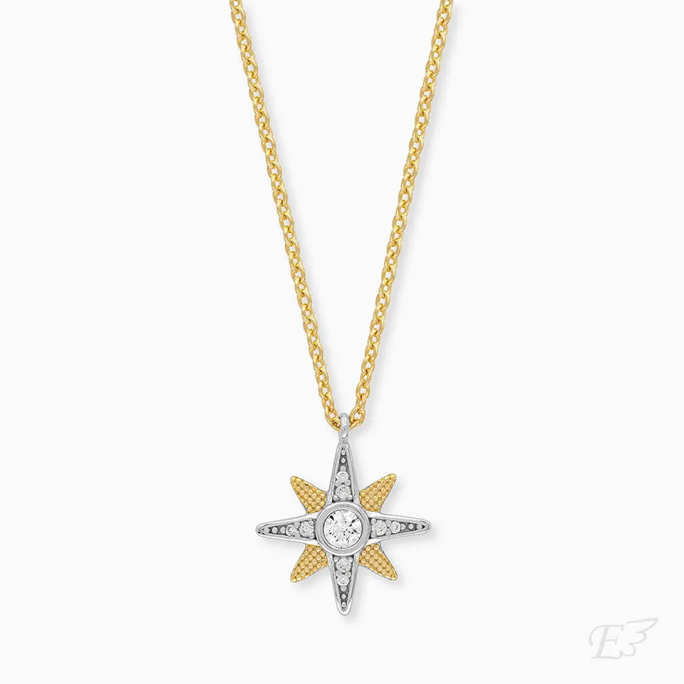 Engelsrufer Collana Stella Argento 925 Zirconia 44 cm