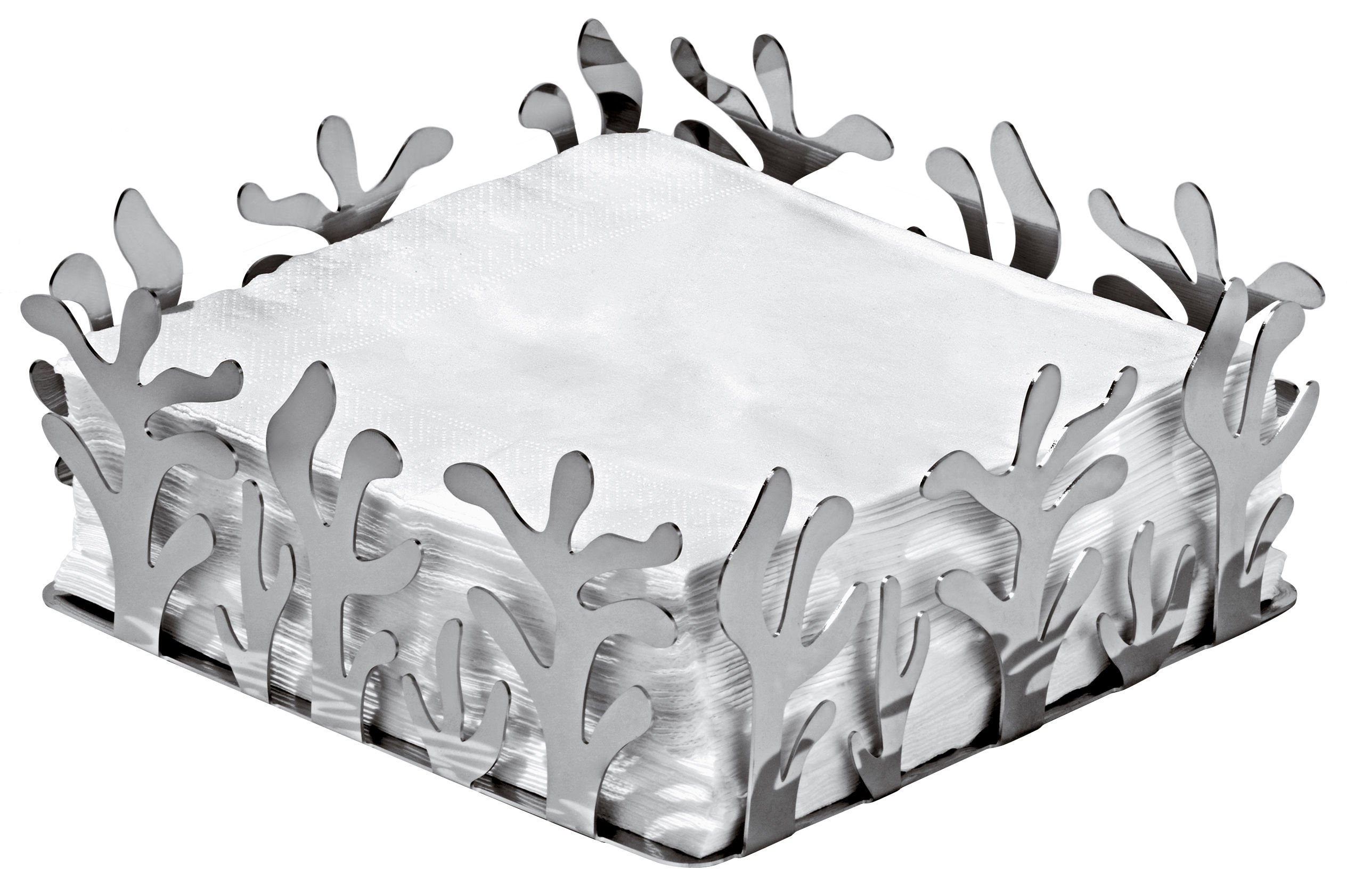 Alessi Mediterraneo ESI18 Portasalviette Acciaio Silver Lucido
