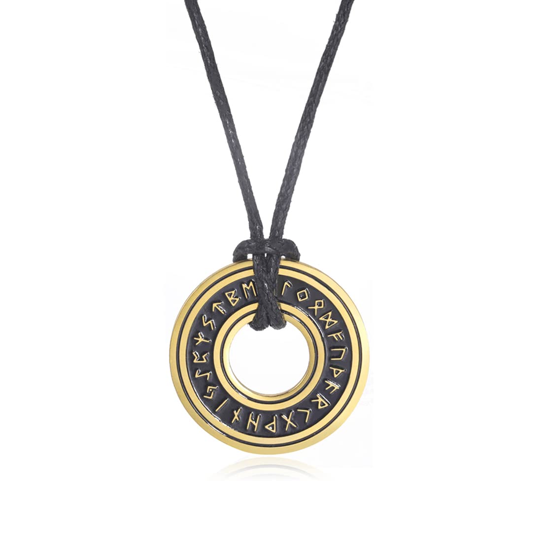 EUEAVAN Necklaces collana runa vichinga trecce argento