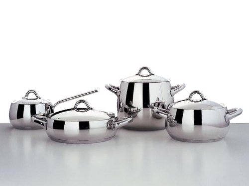 Alessi Mami SG105/16 casseruola manico lungo 17 cm induzione