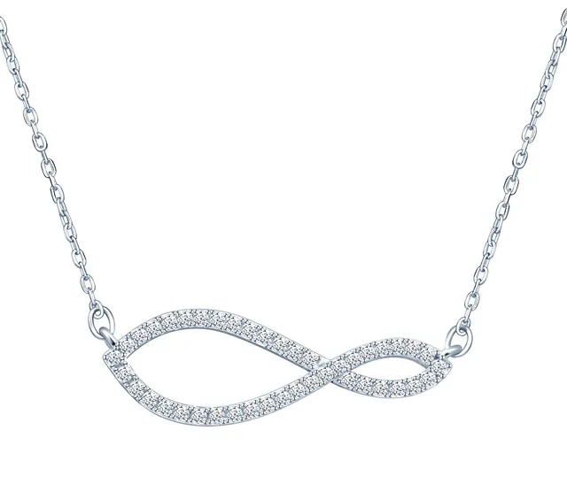INFINIONLY Collana Infinito Creativo Argento 925 con Zircone