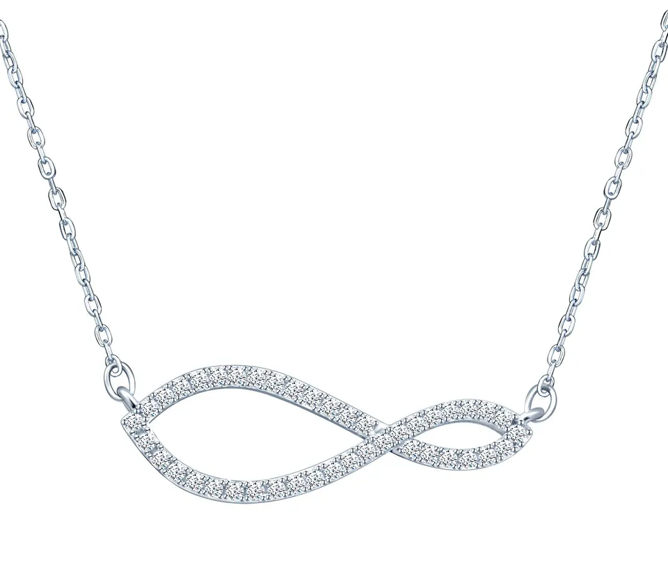 INFINIONLY Collana Infinito Creativo Argento 925 con Zircone