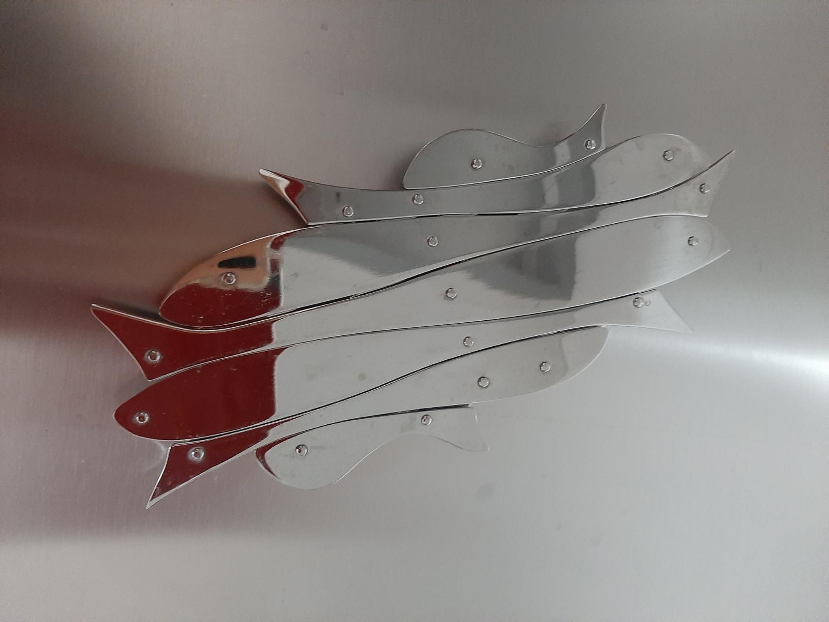 Alessi Pescher DUL03 Sottopentola Estensibile 51 cm Acciaio
