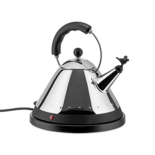 Alessi MG32 B Bollitore Elettrico Nero 1,5 L Acciaio Graves