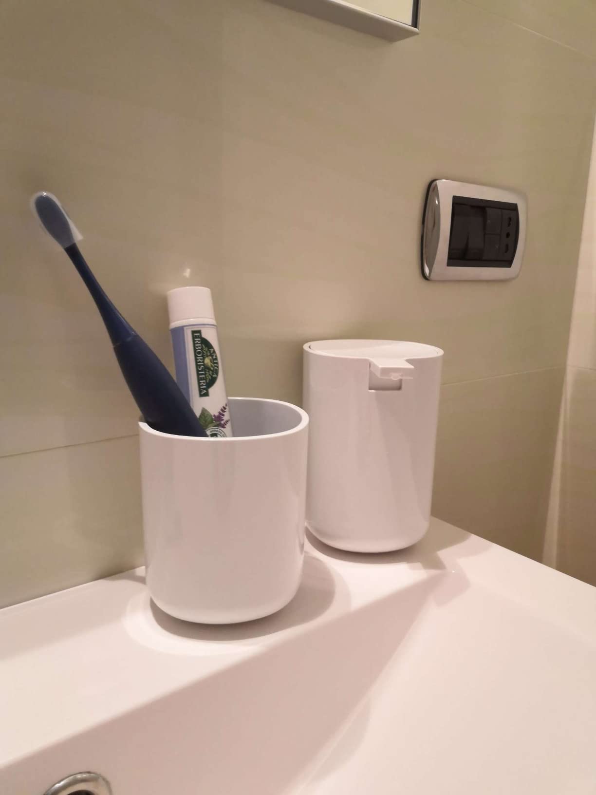 Alessi Birillo PL05 W dispenser sapone bianco PMMA 30 cl
