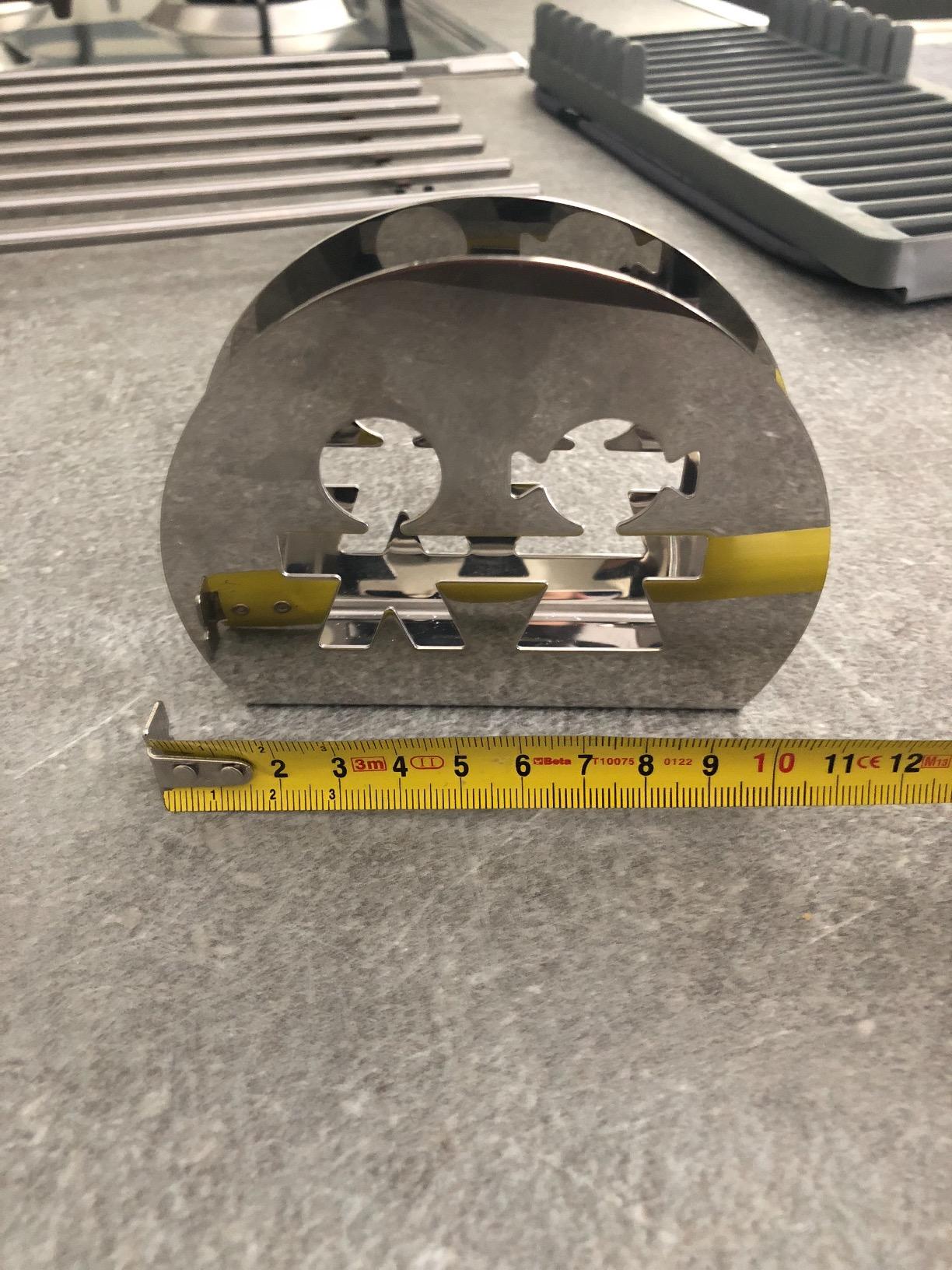 Alessi Girotondo AKK51 portatovaglioli acciaio omini
